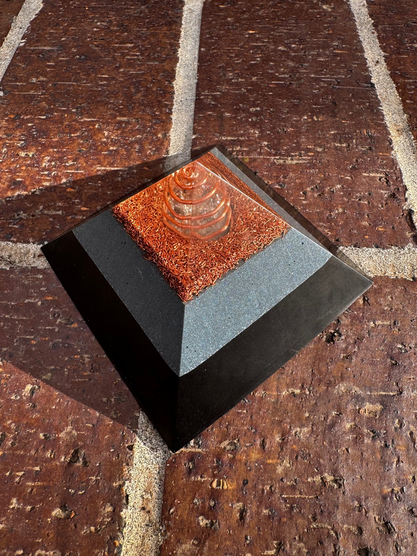 Calming Sea Orgonite Pyramid