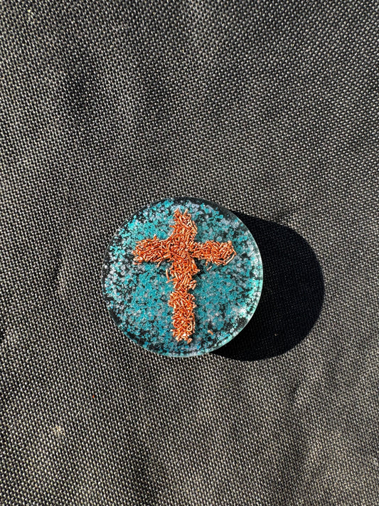 Salvation Phone Protector (teal/white)
