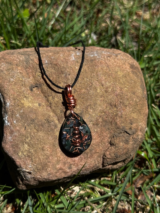 Tear drop pendant