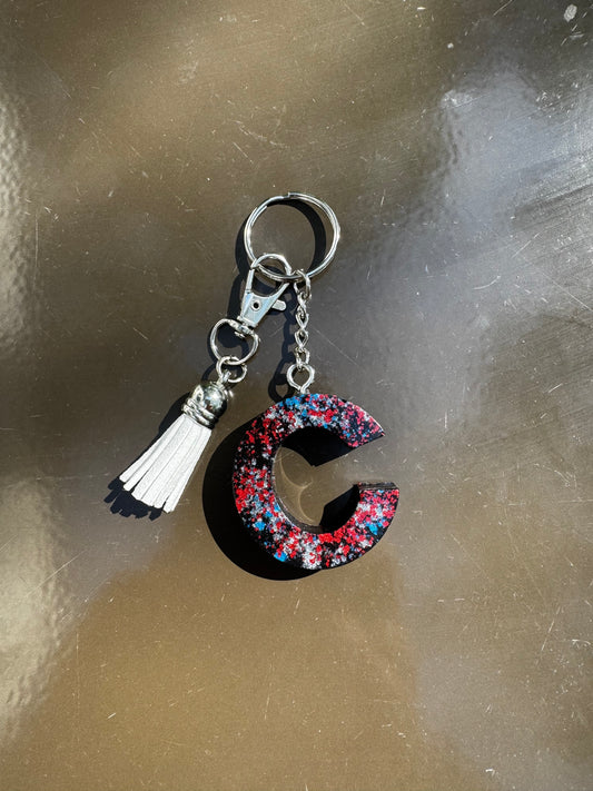 Proud to be an American C keychain