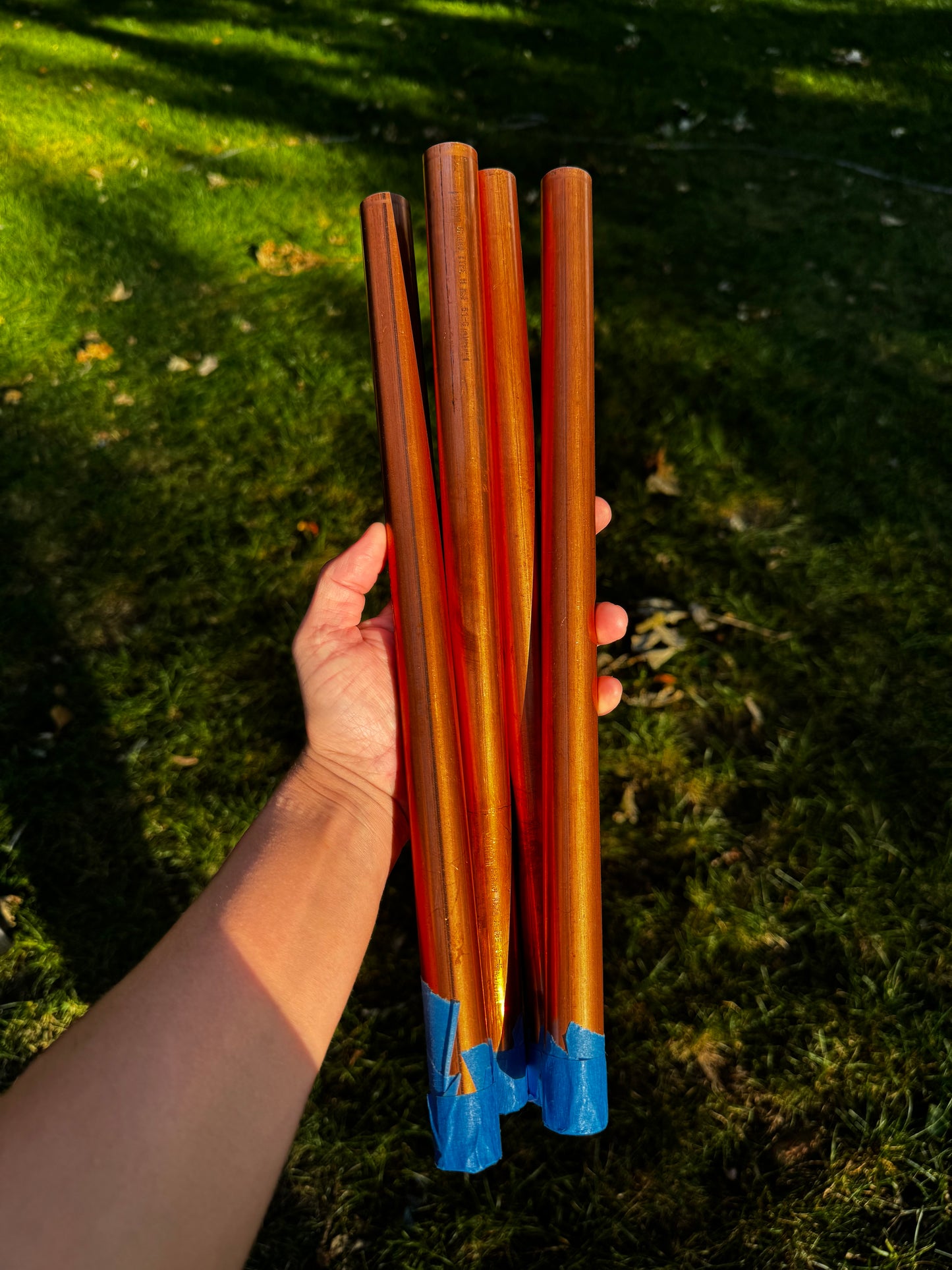 (Set of 4) Orgonite Earth Pipes