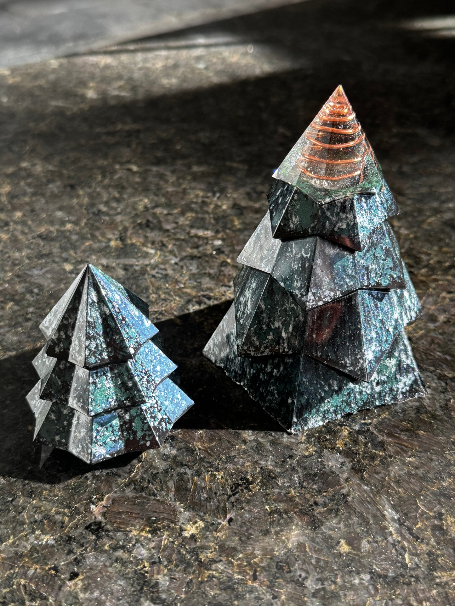 Smokey Quarts Noel Trees