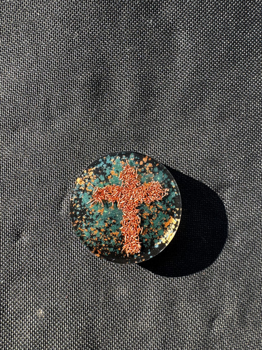Salvation Phone Protector (green/copper)
