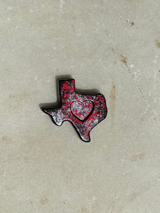 Red Texas Heart Phone Protector