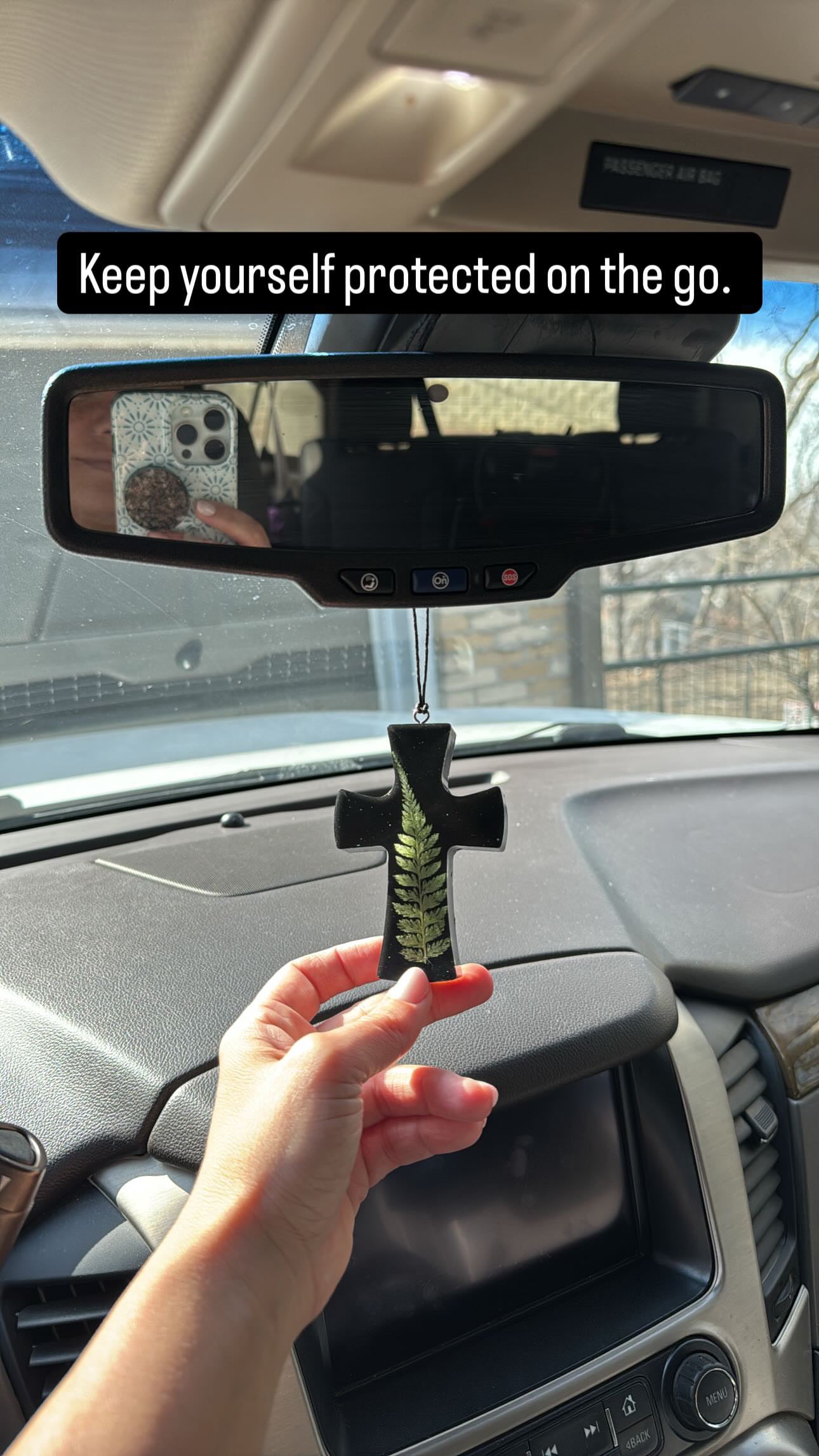 Rearview Mirror Eden Cross