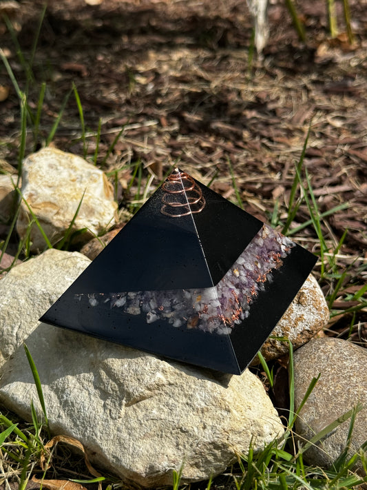 Mini Amethyst Orgonite