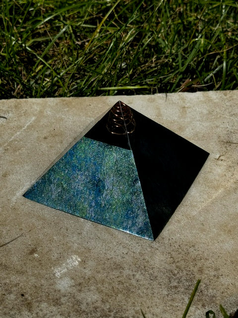 Enchanted Sea Orgonite Pyramid